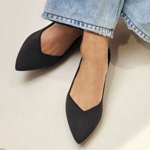 Rothy's Black Pointed Flats